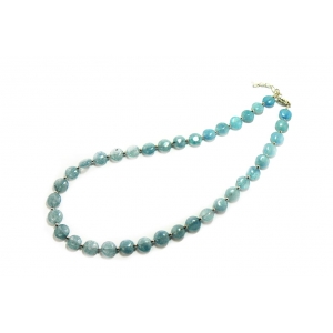 Blue Beaded Aquamarine Necklace Blue Beaded Aquamarine Necklace